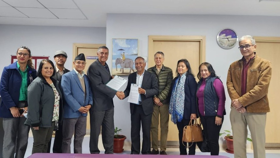 MOU agreement signature between Nepal Mediciti & FIPMO on 12 Feb